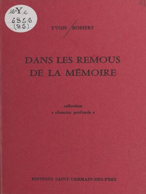 cover image of Dans les remous de la mémoire